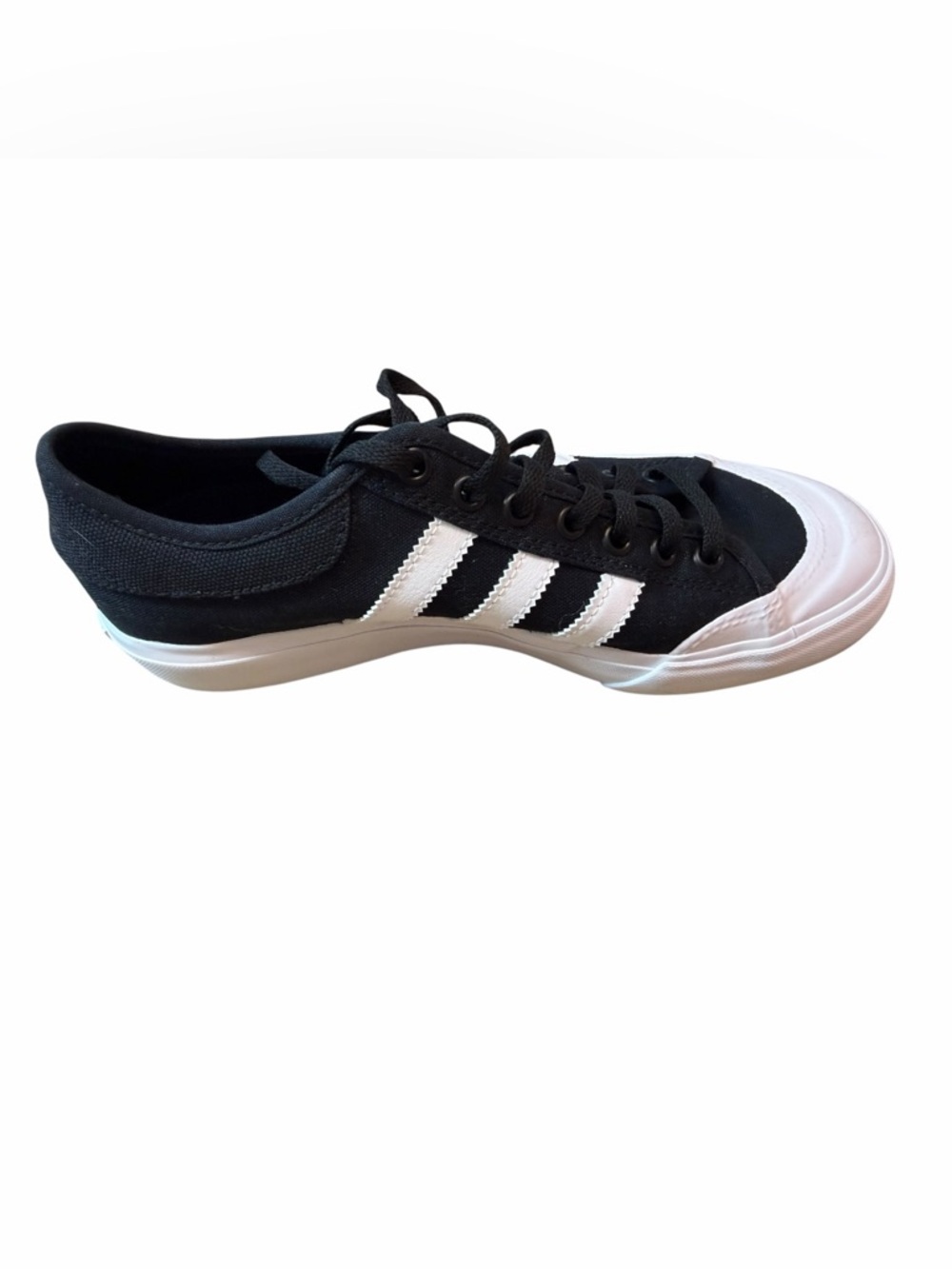 Adidas Nizza RF Black White Canvas Sneakers Mens 7 Womens 8.5 - Picture 4 of 8